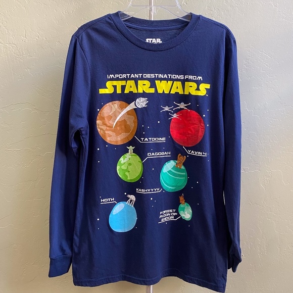 Star Wars Other - Star Wars Galaxy Long-Sleeve T-Shirt, Boys Size X-Large